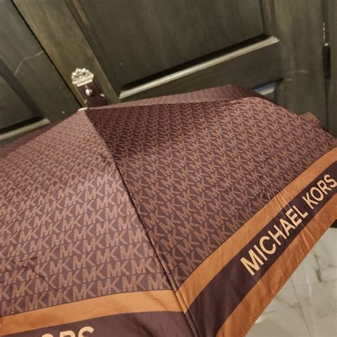 michael kors umbrella ebay|Michael Kors Umbrella Travel Braun New .